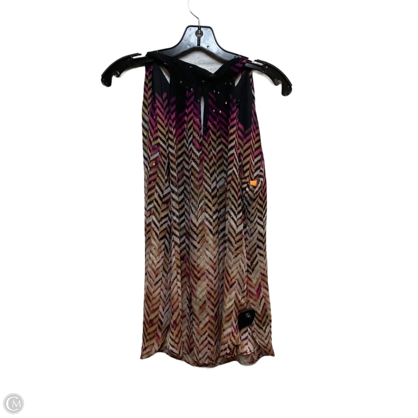 Top Sleeveless By White House Black Market In Black & Purple, Size: Xs