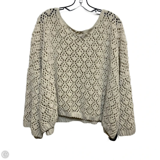 Sweater By Pol In Cream, Size: L