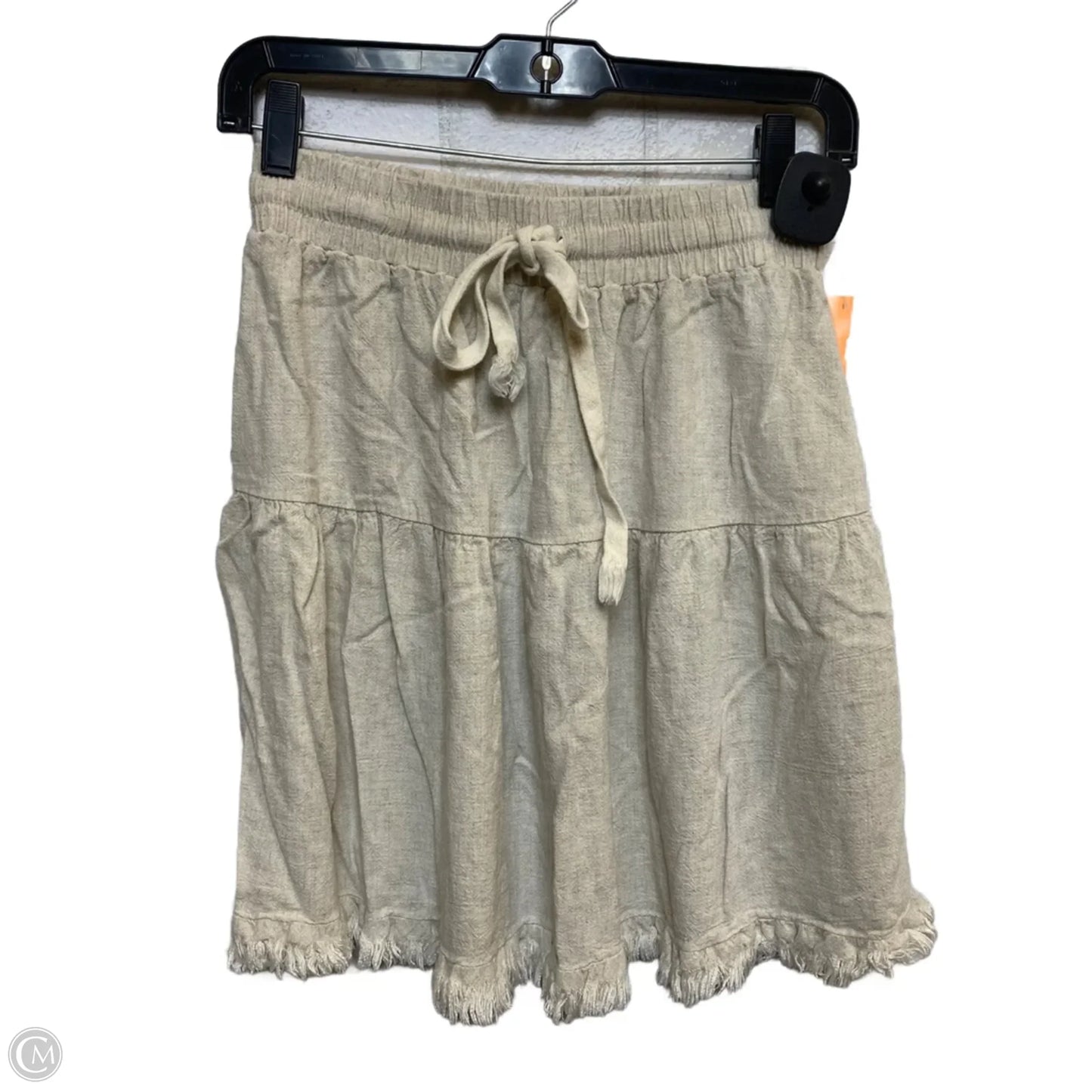 Skirt Mini & Short By Umgee In Cream, Size: S