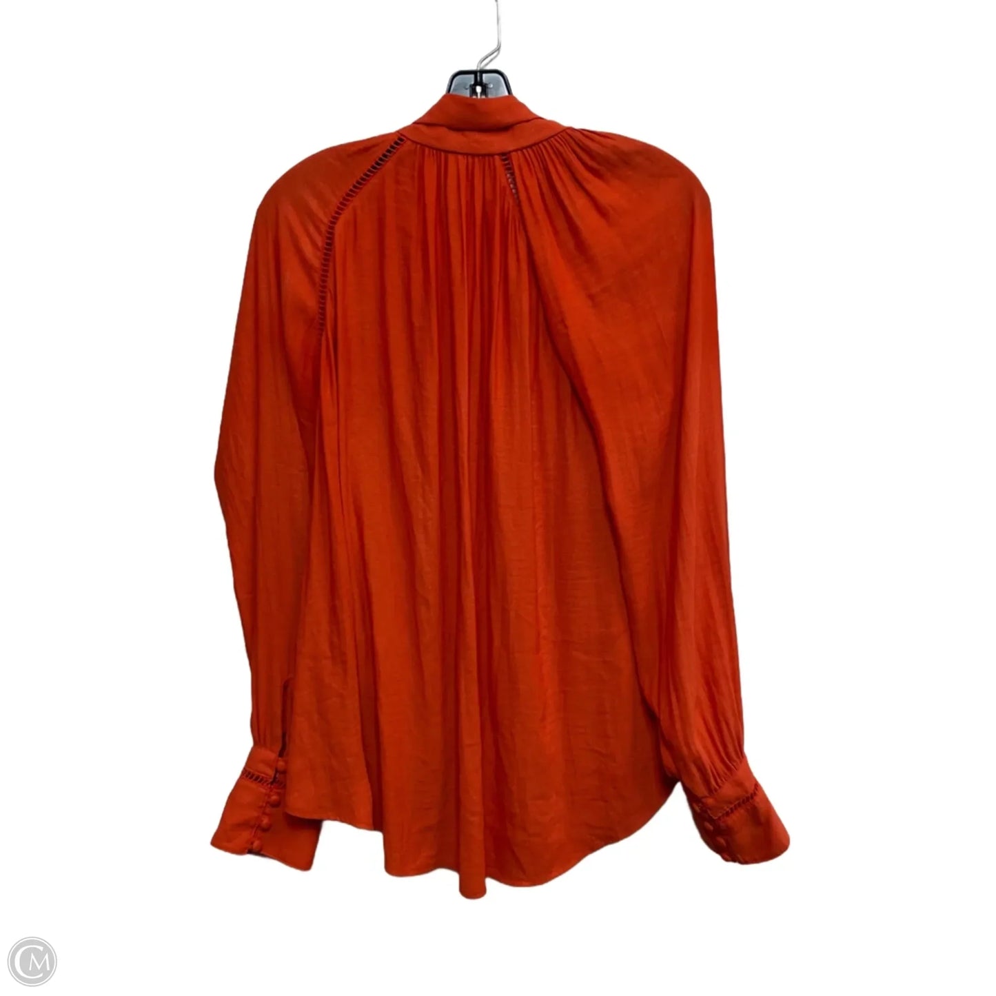 Top Long Sleeve By Free People In Orange, Size: S