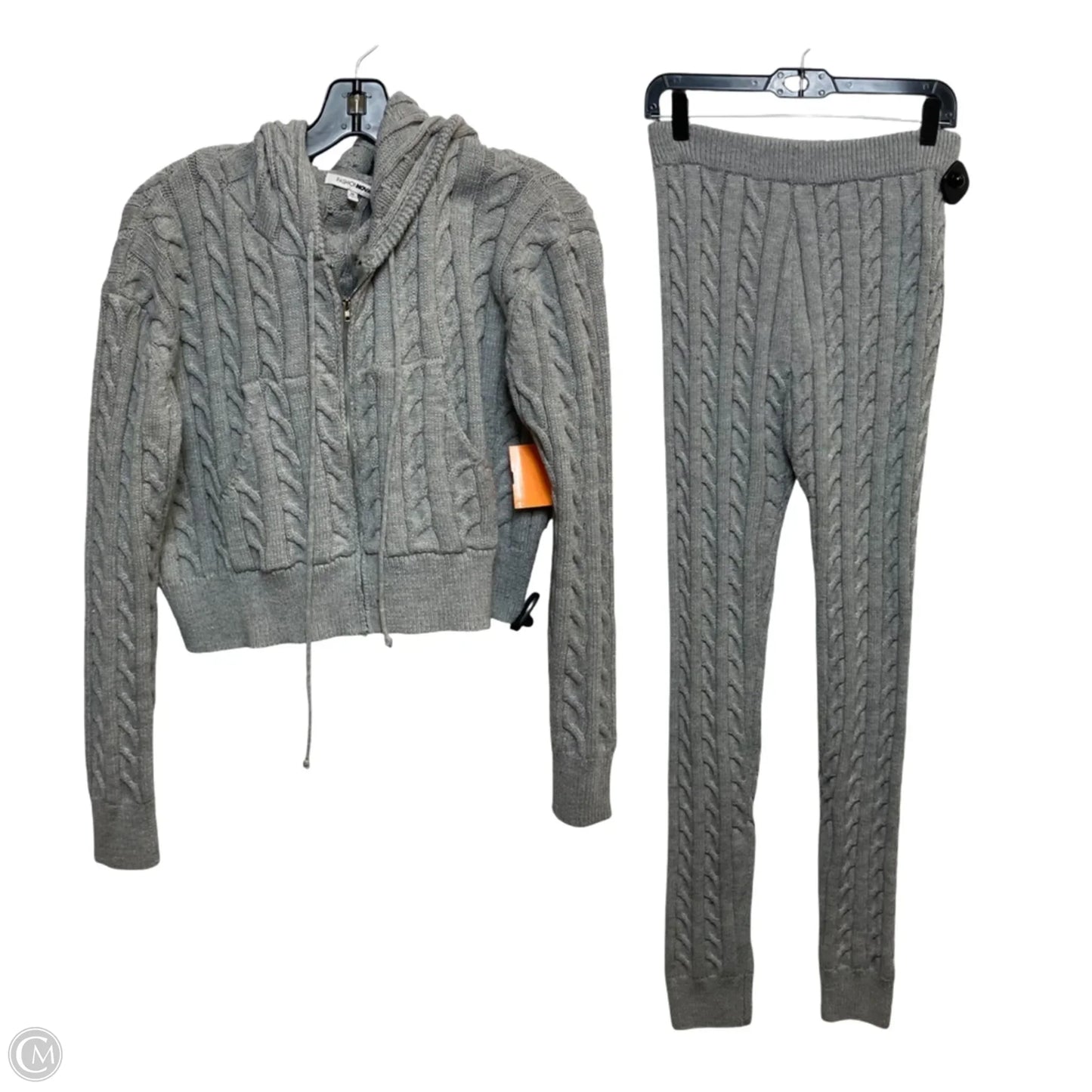 Pants Set 2pc By Fashion Nova In Grey, Size: M