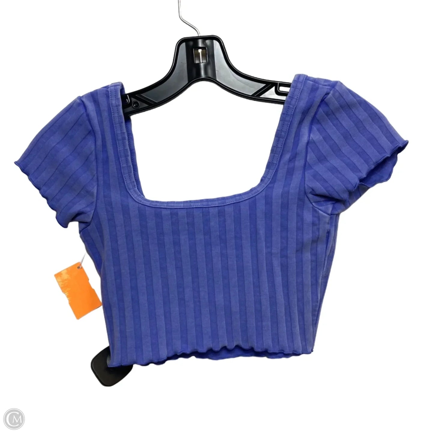Top Short Sleeve By Offline By Aerie In Blue, Size: Xxs