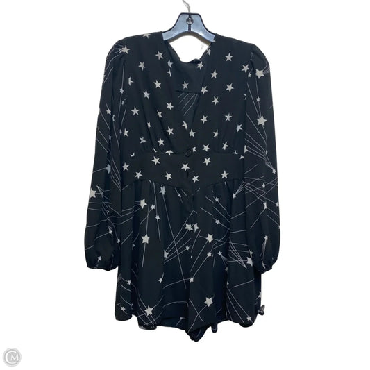Romper By Asos In Black, Size: L