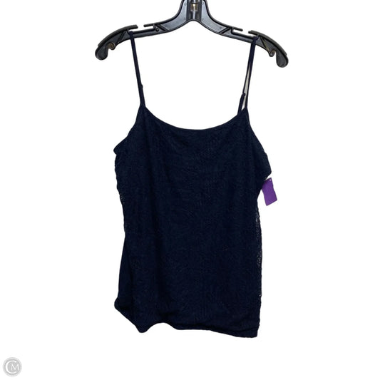 Top Sleeveless Basic By Ann Taylor In Blue, Size: Xl