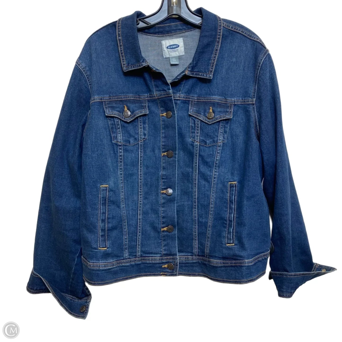 Jacket Denim By Old Navy In Blue Denim, Size: Xxl