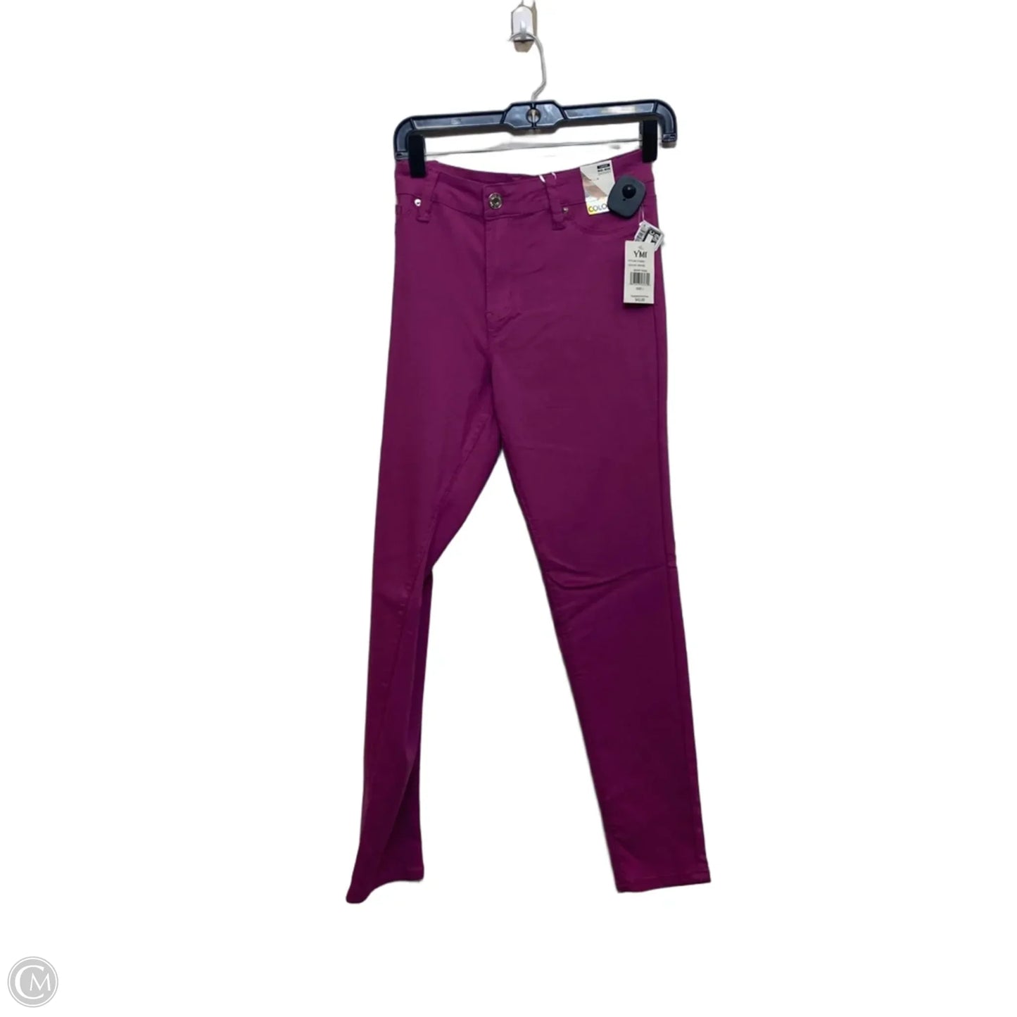 Jeans Skinny By Ymi In Purple Denim, Size: 12