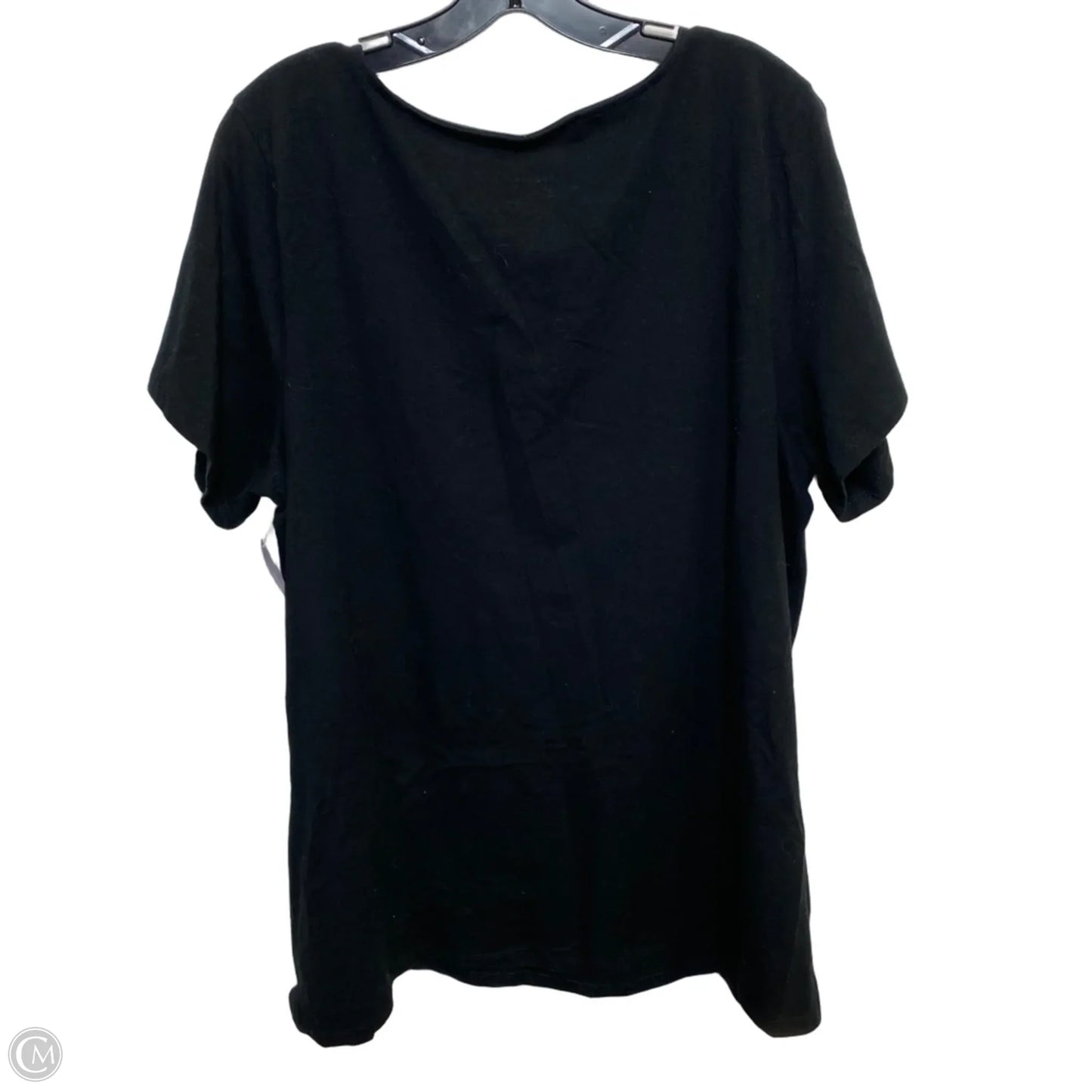 Top Short Sleeve By Torrid In Black, Size: 4x