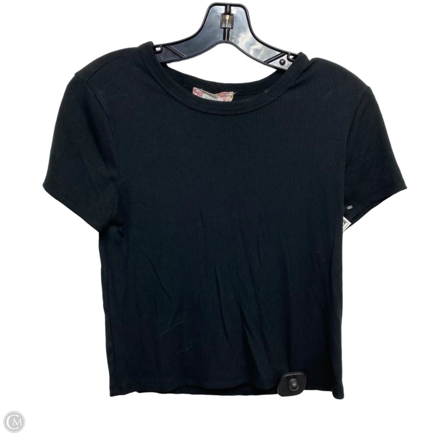 Top Short Sleeve By Pink Republic In Black, Size: L