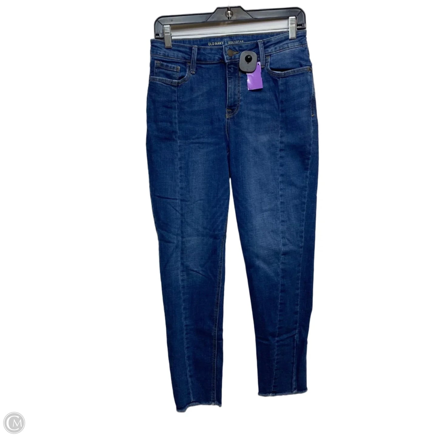 Jeans Straight By Old Navy In Blue Denim, Size: 8