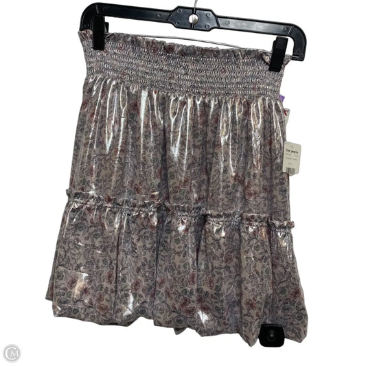 Skirt Mini & Short By Free People In Purple, Size: L