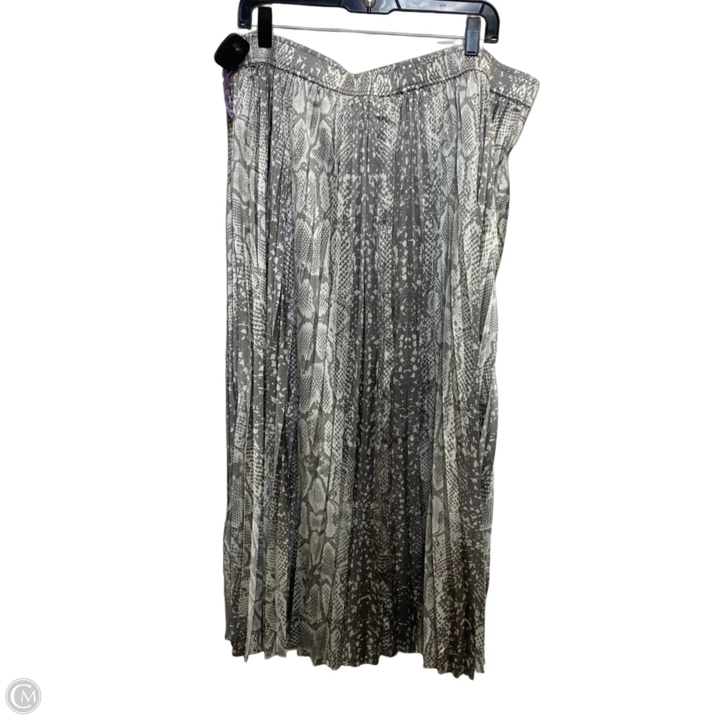 Skirt Set 2pc By Lane Bryant In Grey, Size: 1x