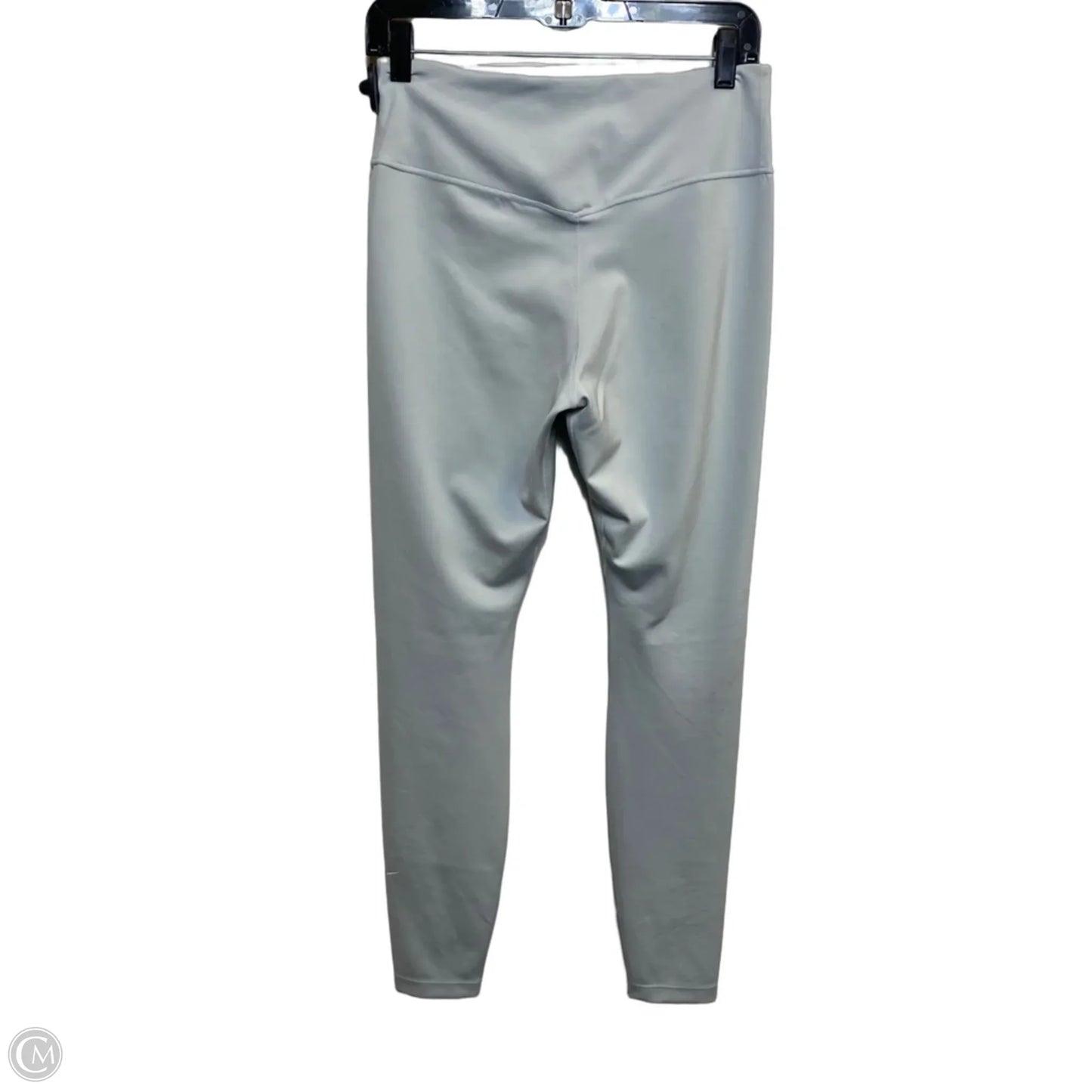 Athletic Leggings By Nike Apparel In Grey, Size: L