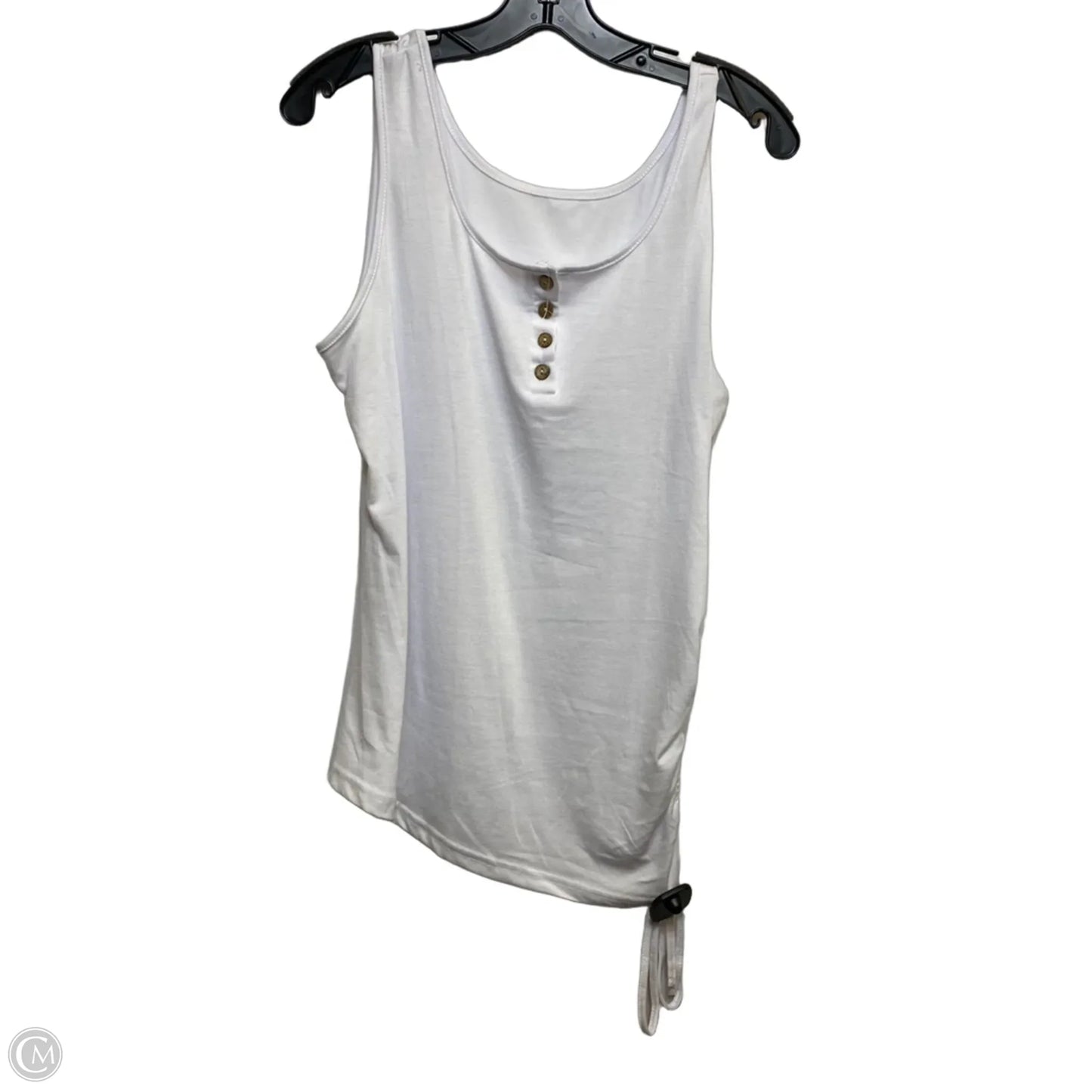 Top Sleeveless Basic By Clothes Mentor In White, Size: Xl