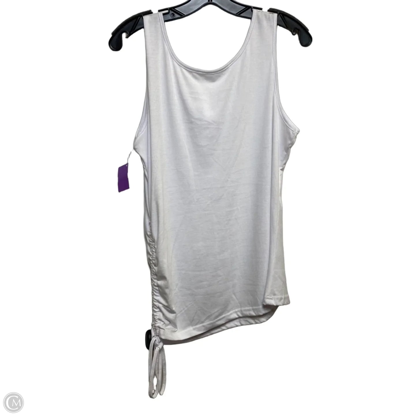 Top Sleeveless Basic By Clothes Mentor In White, Size: Xl