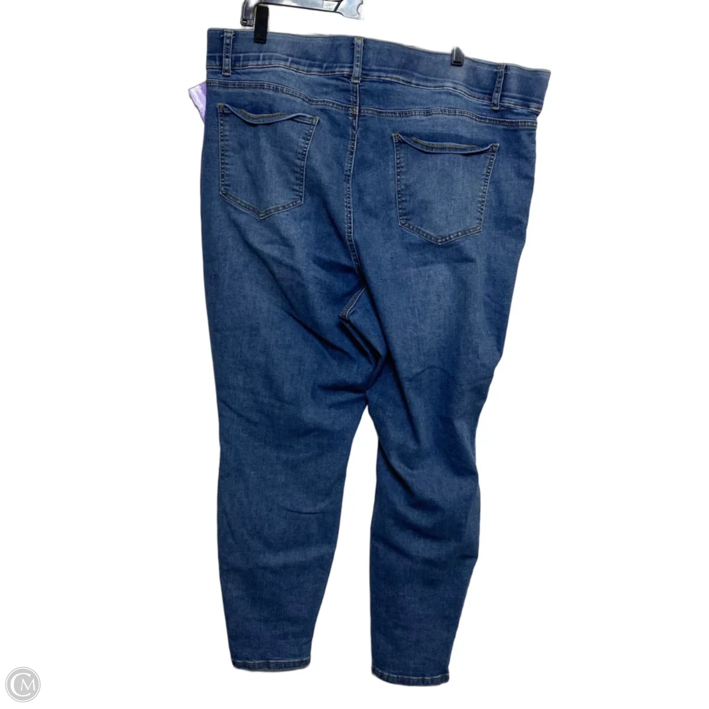 Jeans Skinny By Project Blu In Blue Denim, Size: 22
