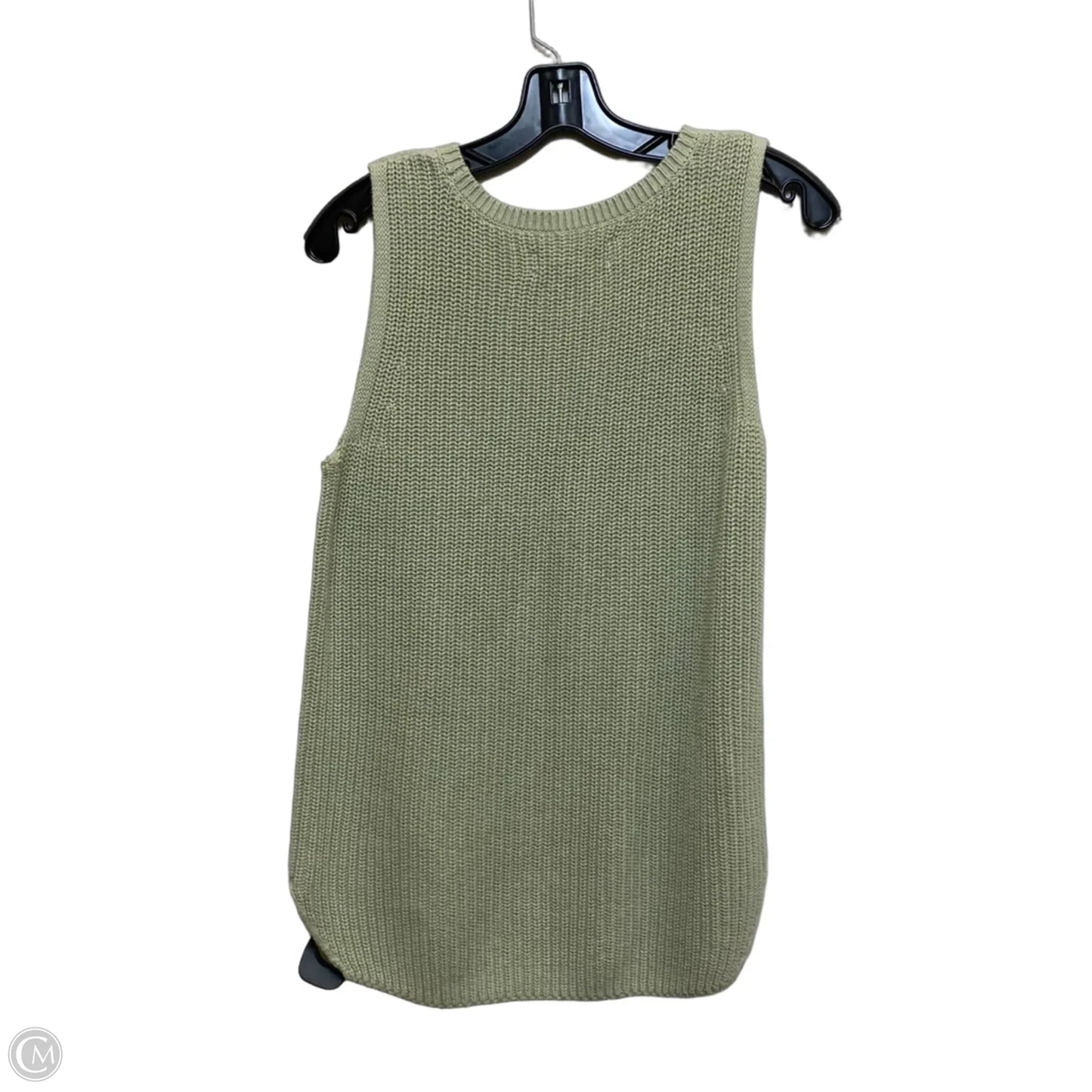 Top Sleeveless By Loft In Green, Size: S