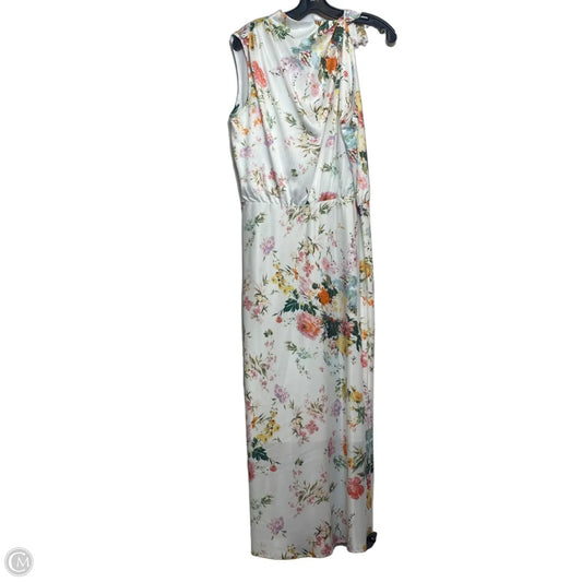 Dress Casual Maxi By Prettygarden In Green & White, Size: L