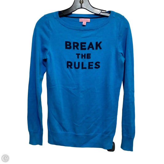 Sweater Designer By Lilly Pulitzer In Blue, Size: S