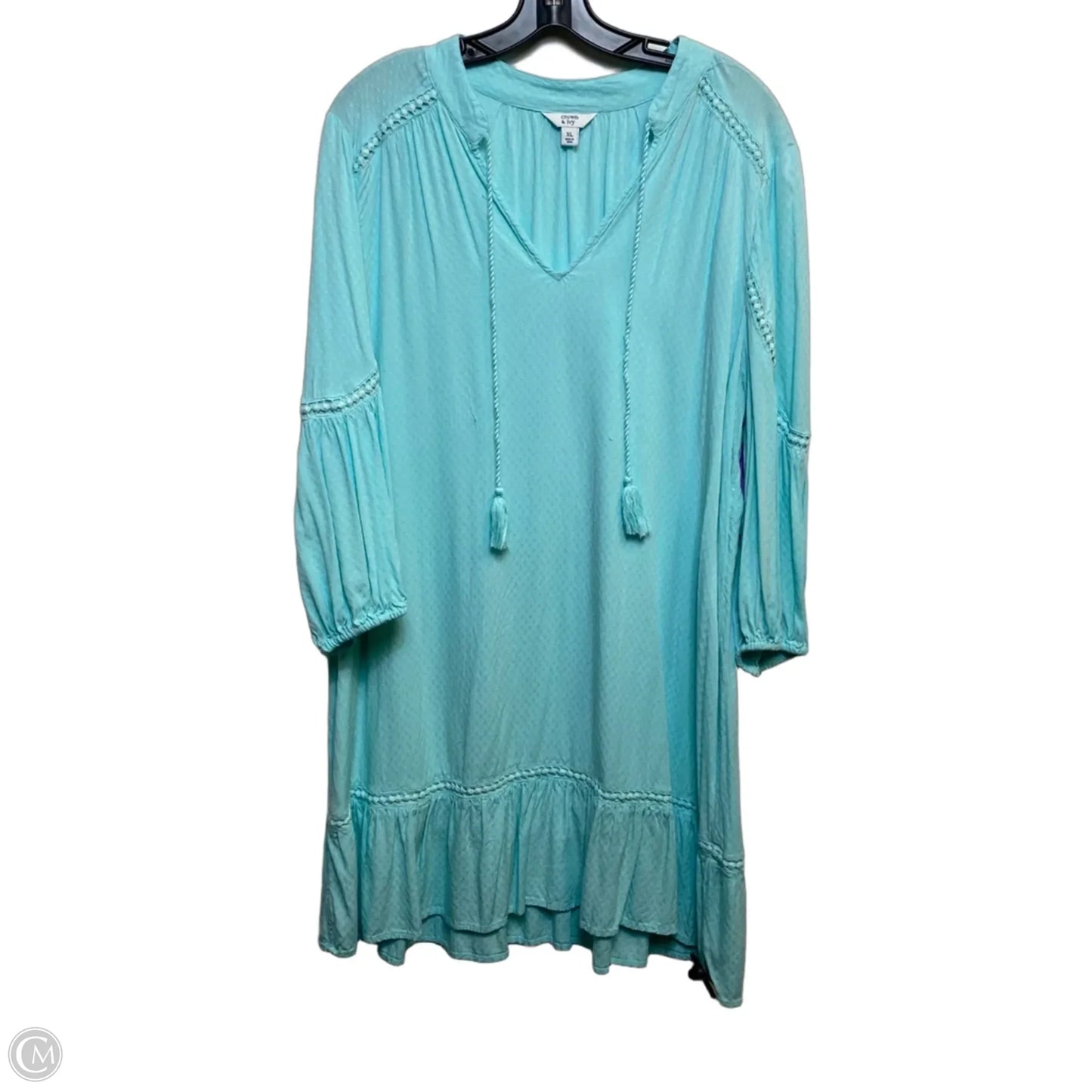 Dress Casual Short By Crown And Ivy In Green, Size: Xl