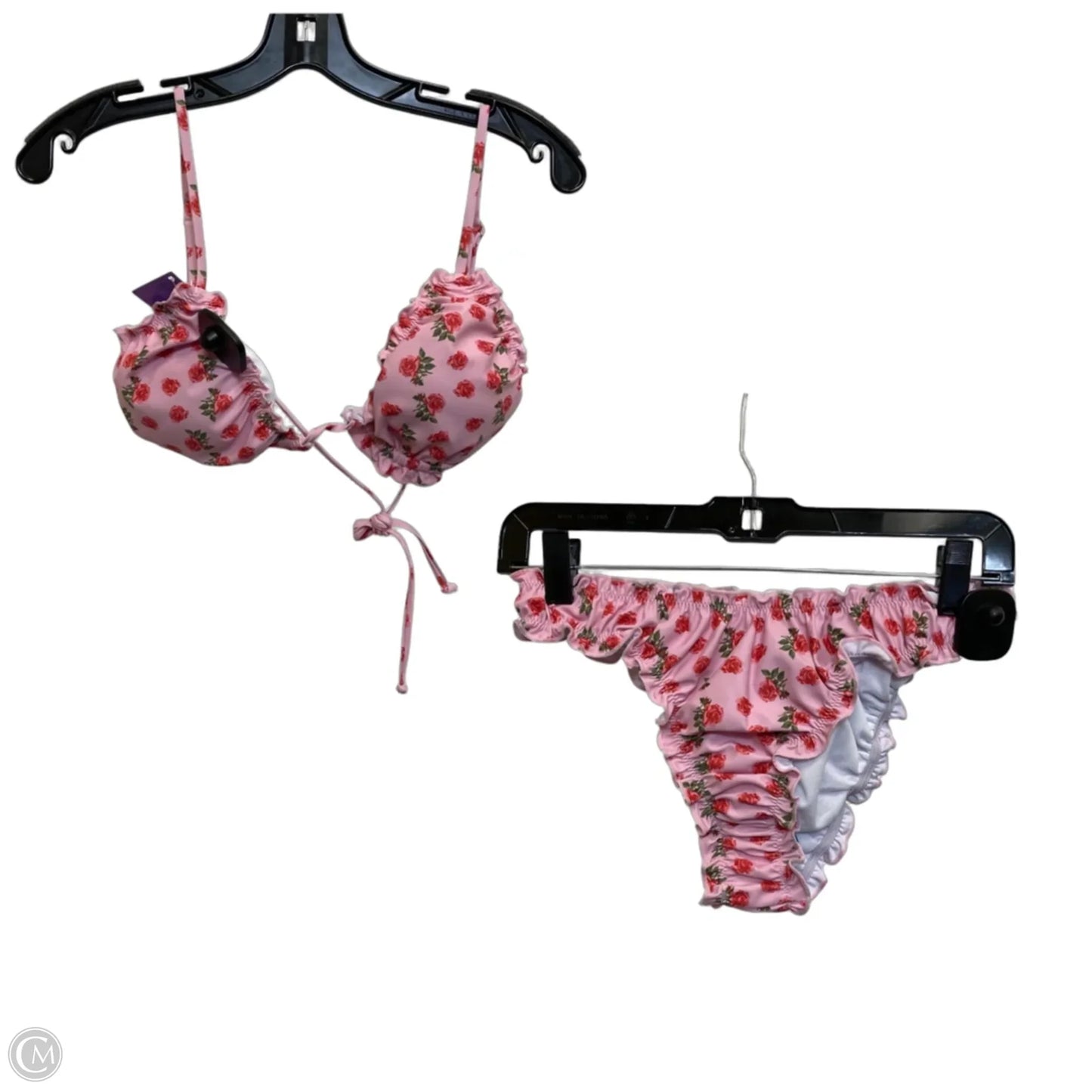 Swimsuit 2pc By Clothes Mentor In Pink, Size: L