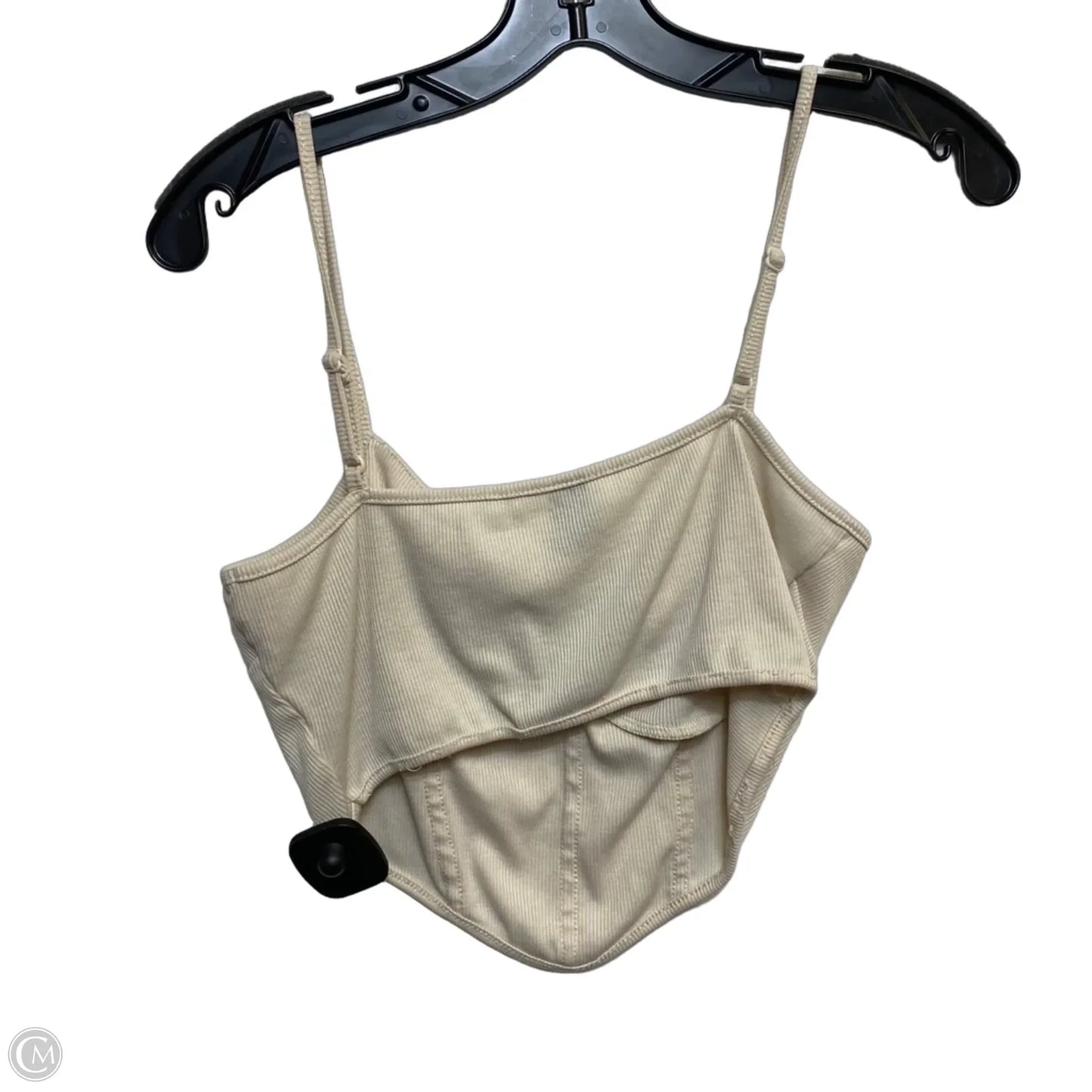 Top Sleeveless By Shein In Tan, Size: L