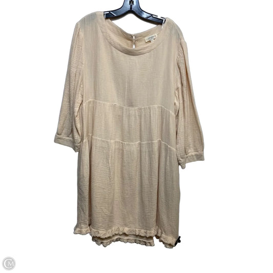 Dress Casual Short By Umgee In Peach, Size: 1x