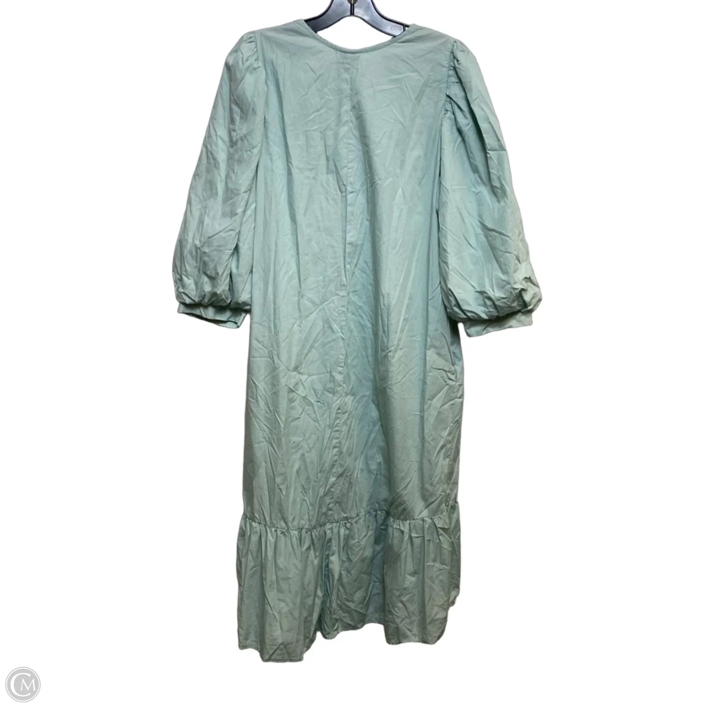 Dress Casual Midi By A New Day In Green, Size: L