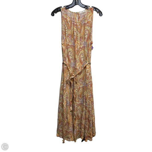 Dress Casual Maxi By Mng In Orange & Pink, Size: Xxl