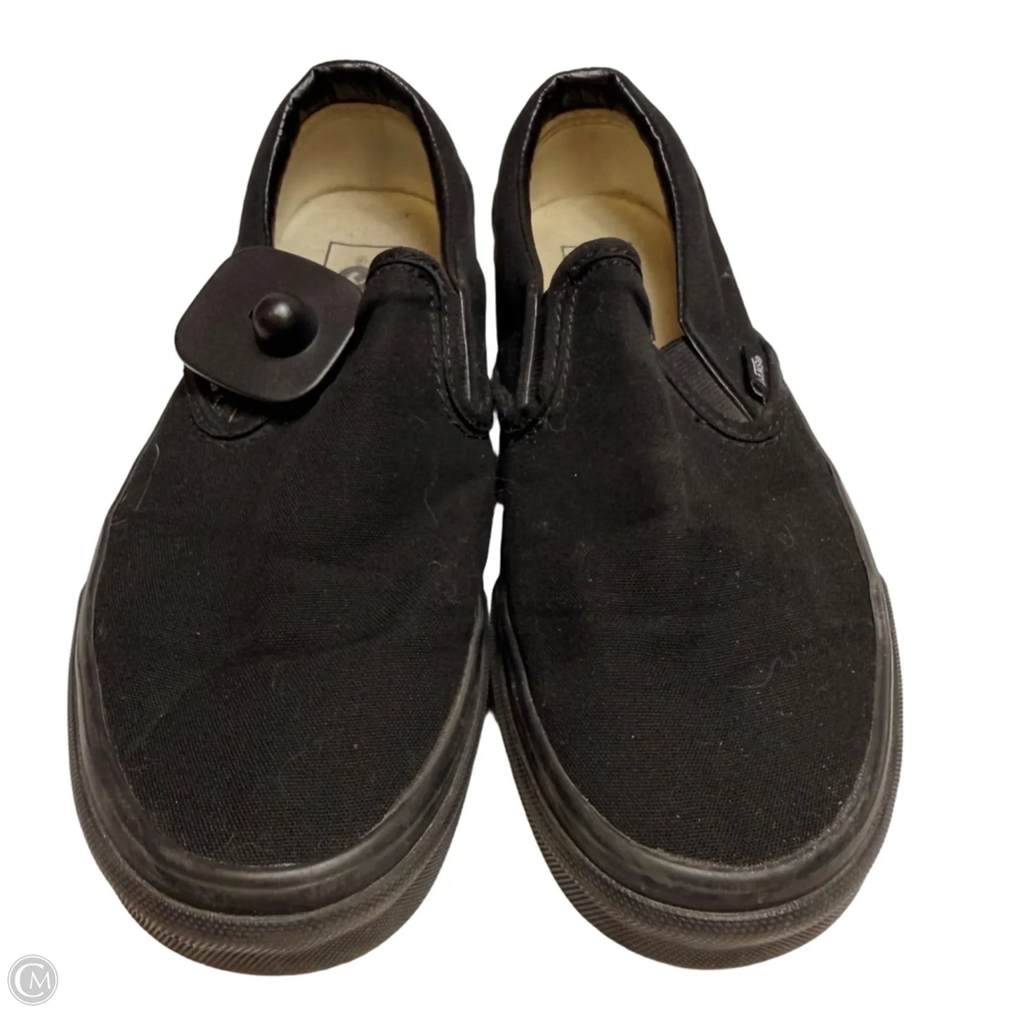 Shoes Sneakers By Vans In Black, Size: 7.5