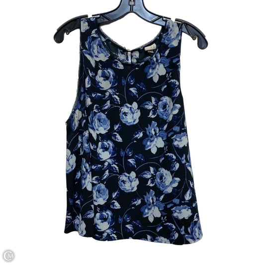 Top Sleeveless By A New Day In Black & Blue, Size: Xxl