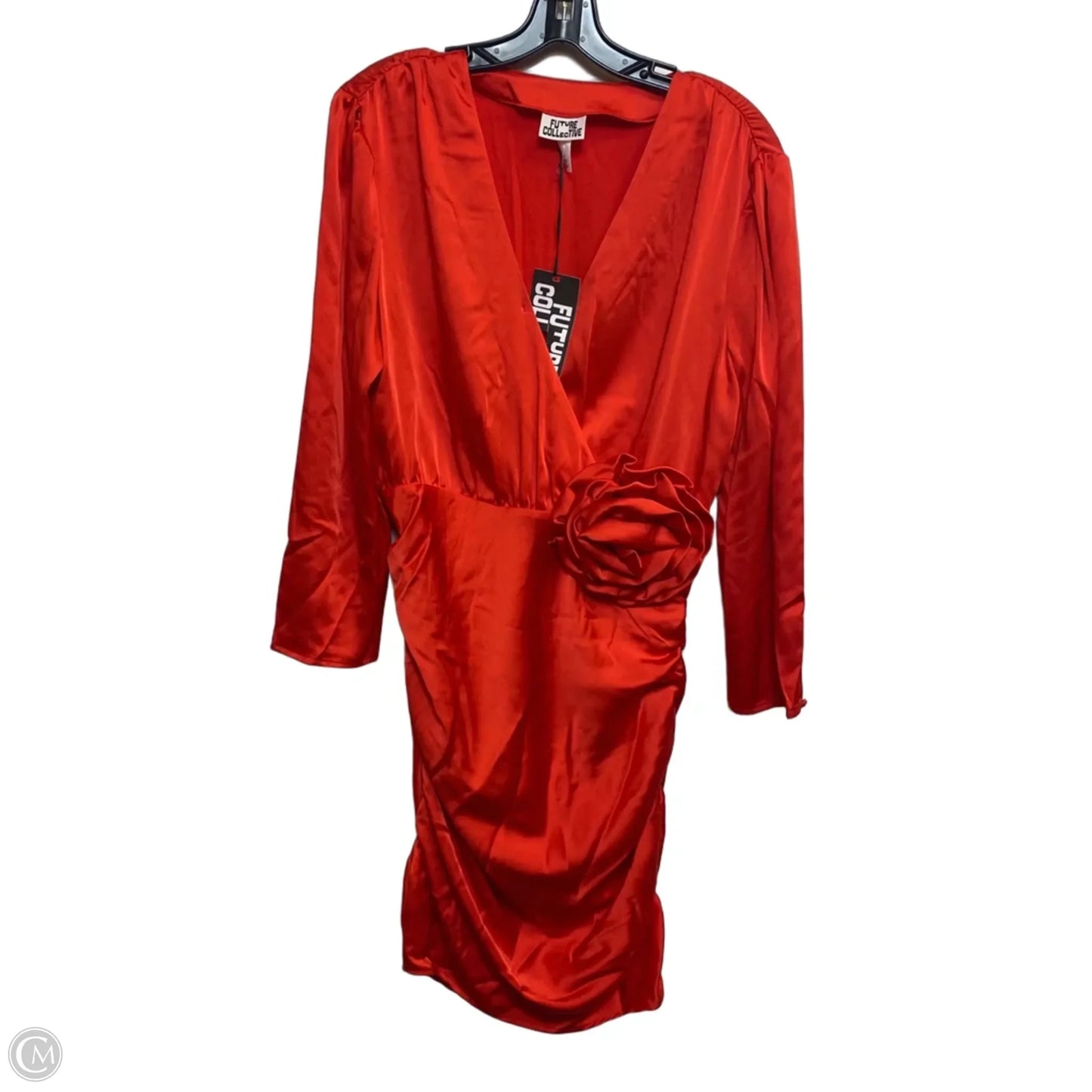 Dress Casual Short By Future Collective In Red, Size: M