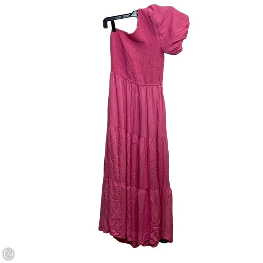 Dress Casual Midi By Zesica In Pink, Size: M