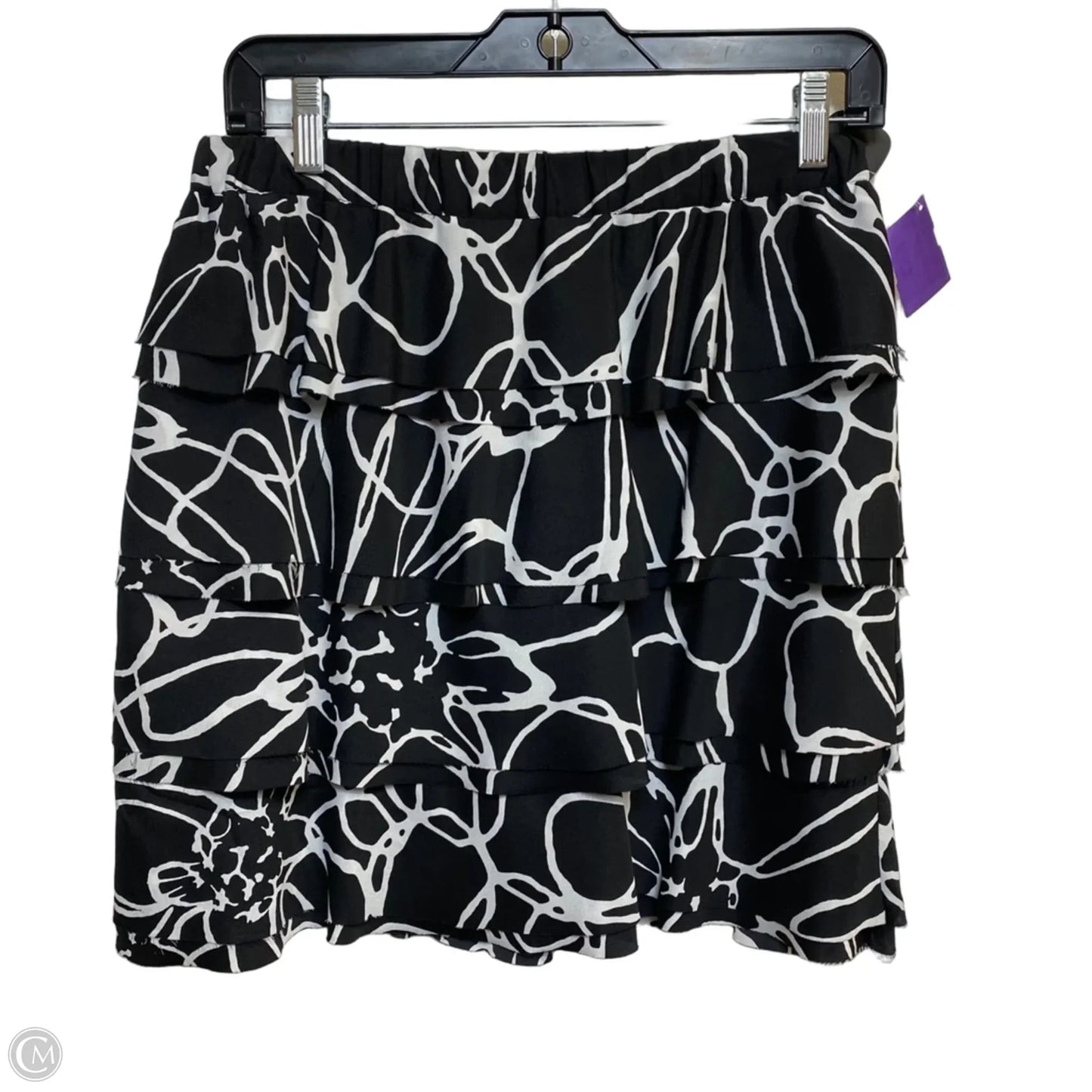 Skirt Mini & Short By Michael By Michael Kors In Black & White, Size: S
