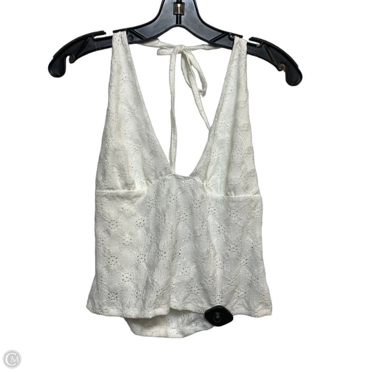 Top Sleeveless By Wild Fable In White, Size: M