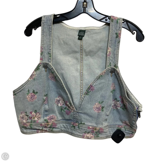 Top Sleeveless By Wild Fable In Blue Denim, Size: Xl