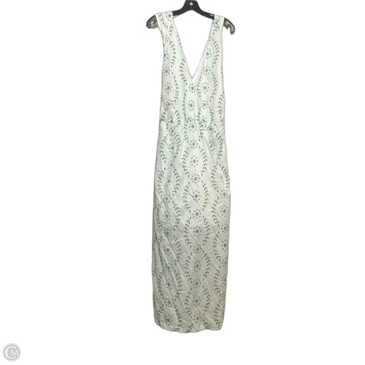 Dress Casual Midi By A New Day In Green & White, Size: Xxl