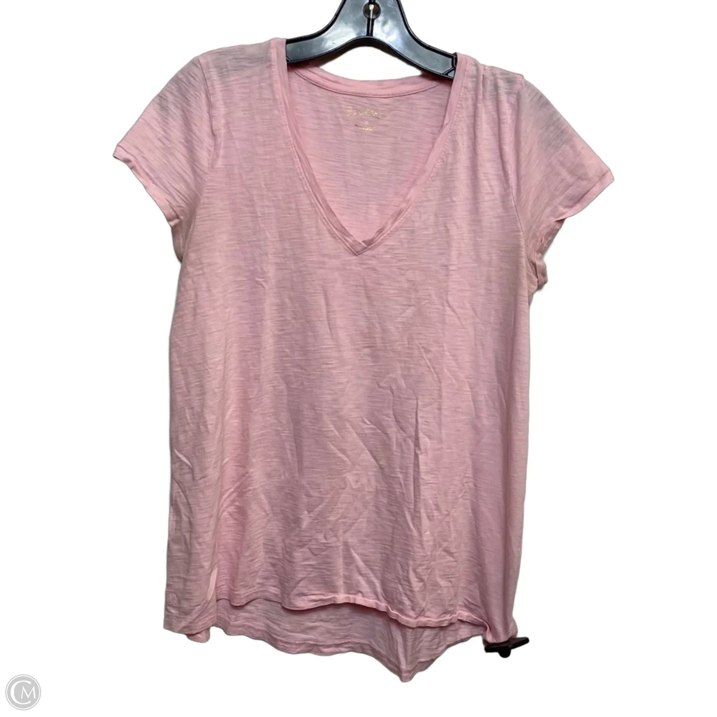 Top Short Sleeve Designer By Lilly Pulitzer In Pink, Size: S