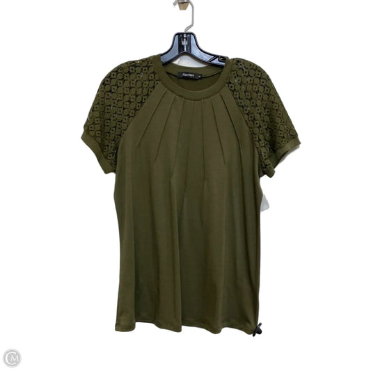 Top Short Sleeve By Automet In Green, Size: M