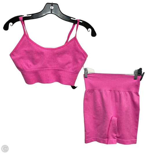 Athletic Shorts 2pc By Clothes Mentor In Pink, Size: S