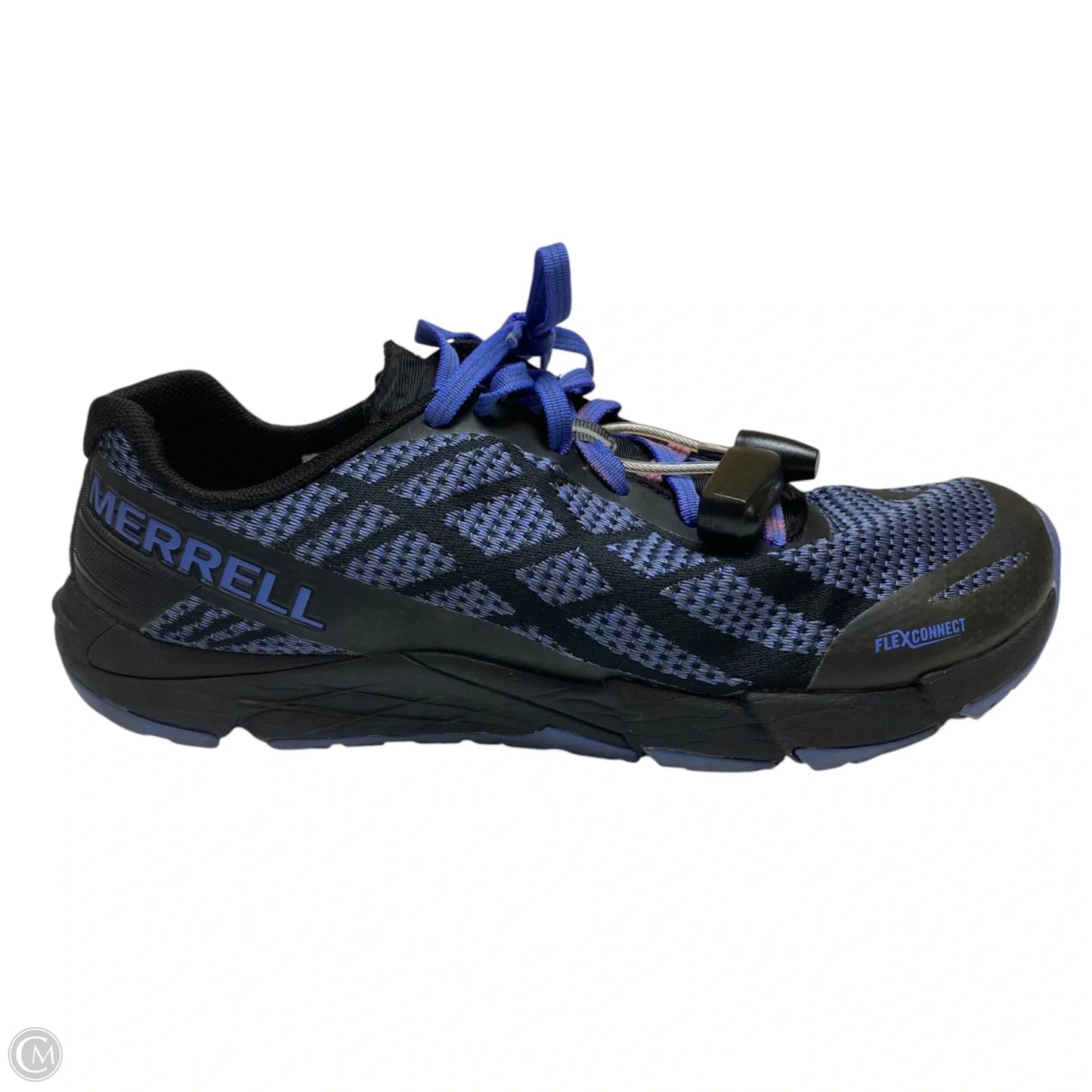 Shoes Athletic By Merrell In Black & Blue, Size: 9.5