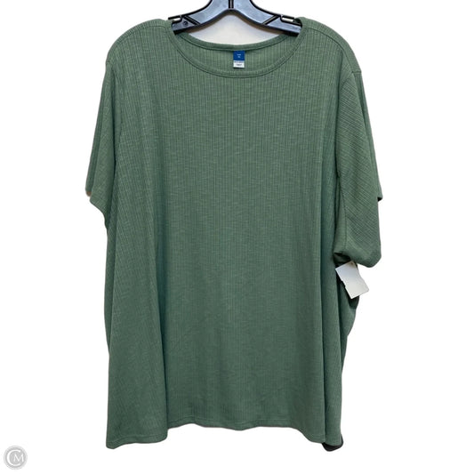 Top Short Sleeve By Old Navy In Green, Size: 3x