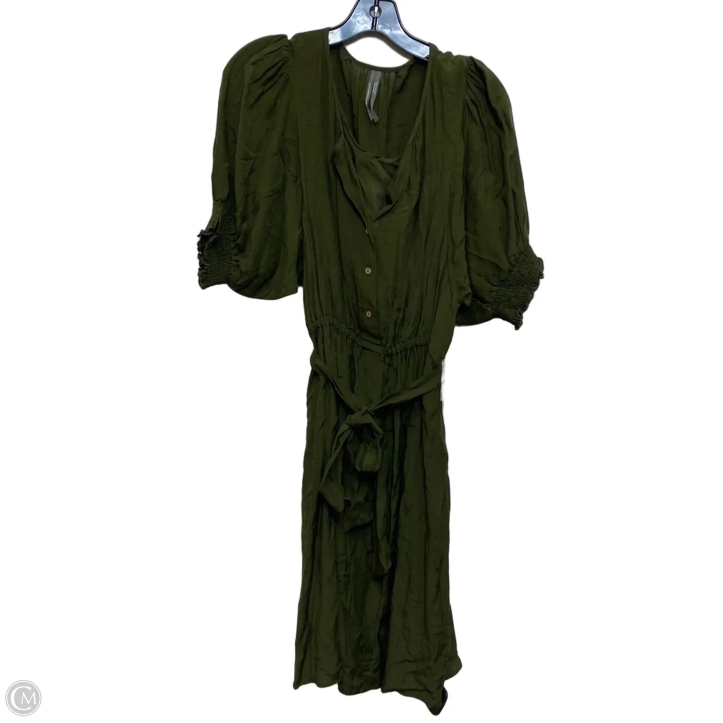 Dress Casual Short By Anthropologie In Green, Size: S