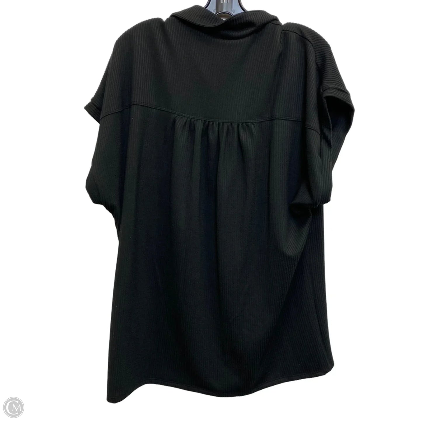 Top Short Sleeve By Blumin In Black, Size: 1x