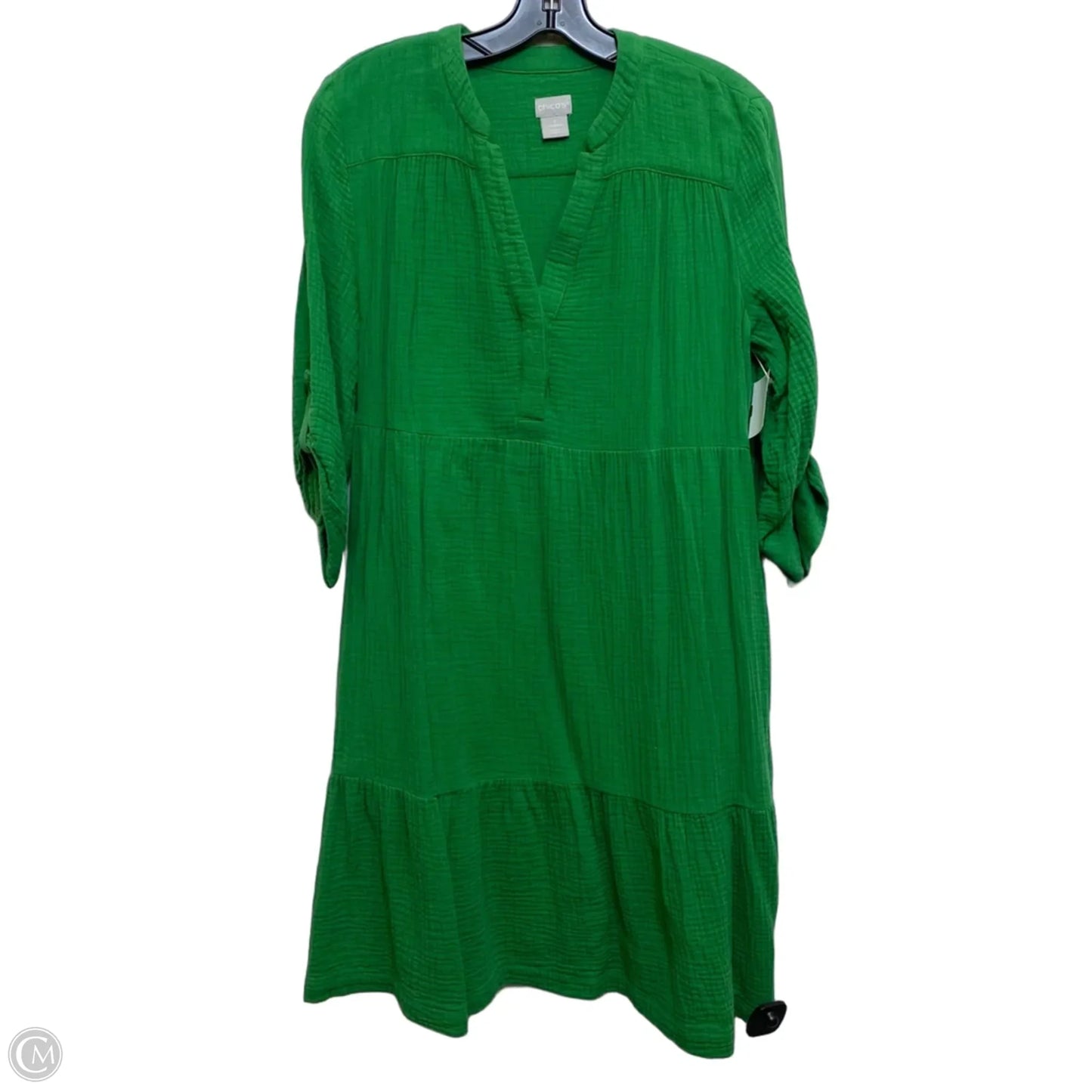 Dress Casual Short By Chicos In Green, Size: M