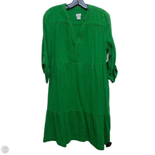 Dress Casual Short By Chicos In Green, Size: M