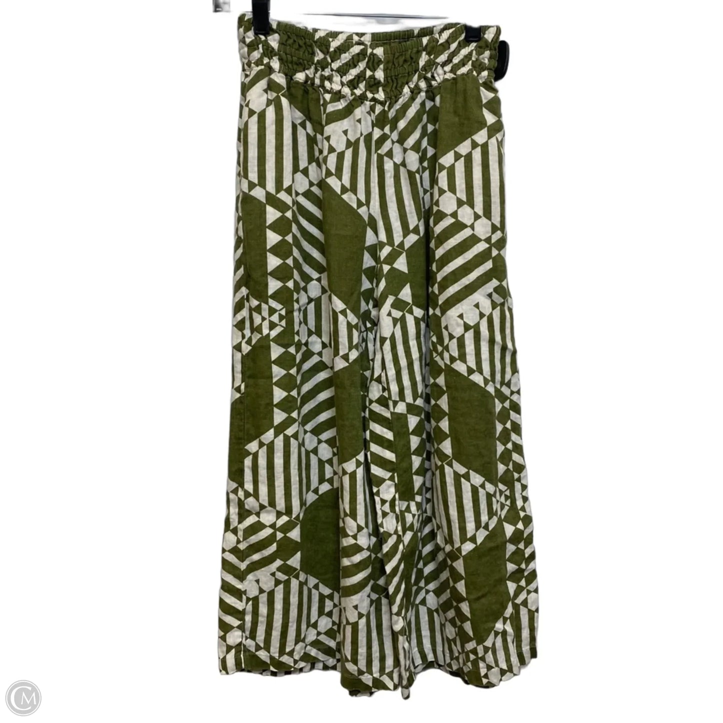 Pants Linen By Anthropologie In Green, Size: Xxsp