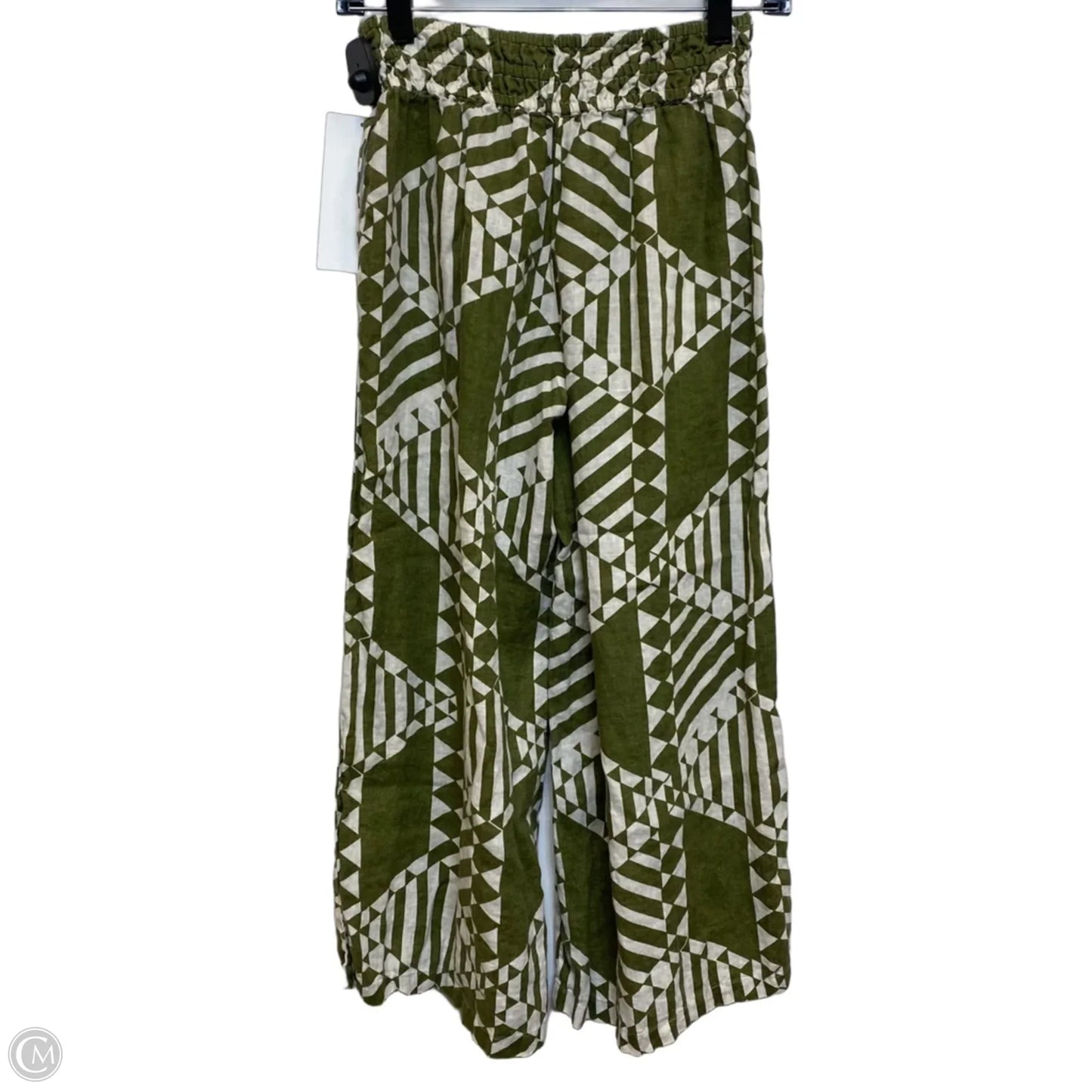 Pants Linen By Anthropologie In Green, Size: Xxsp