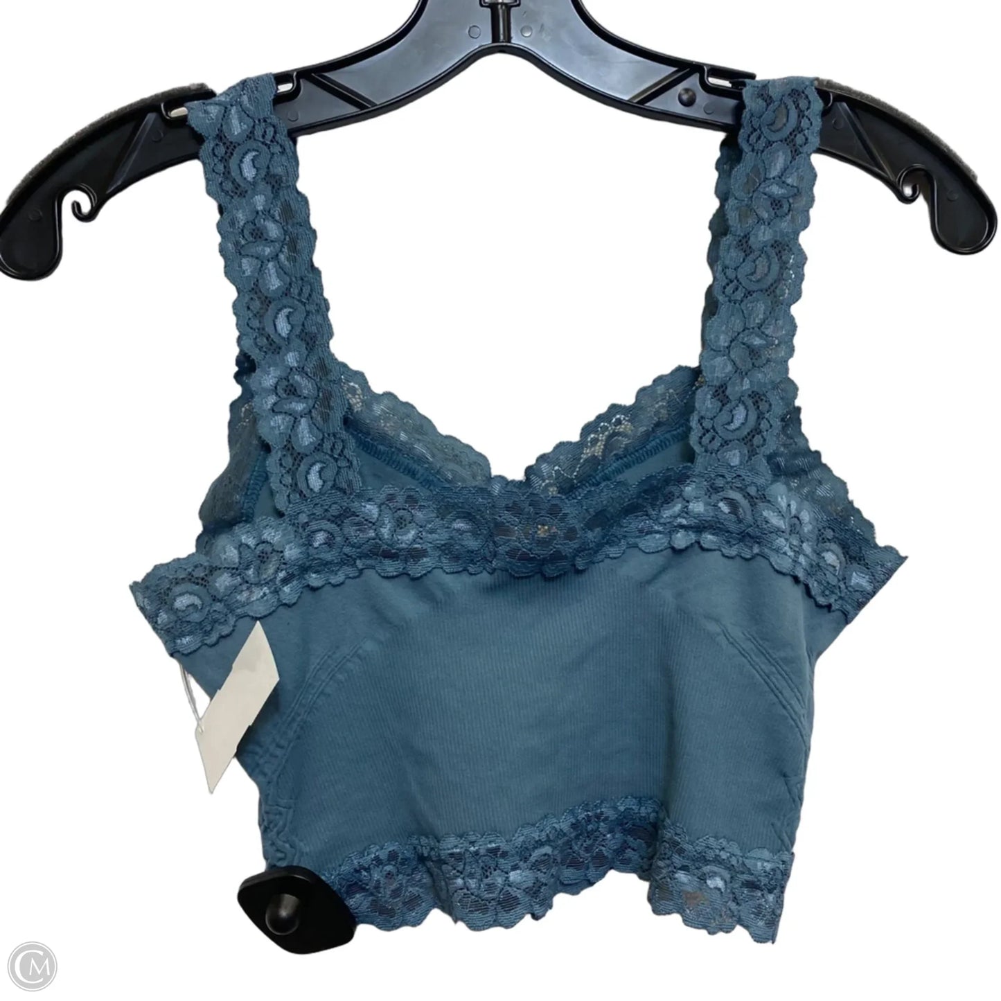 Top Sleeveless By M Rena In Blue, Size: Osfm