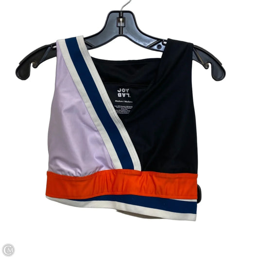 Athletic Tank Top By Joy Lab In Black & Orange, Size: M