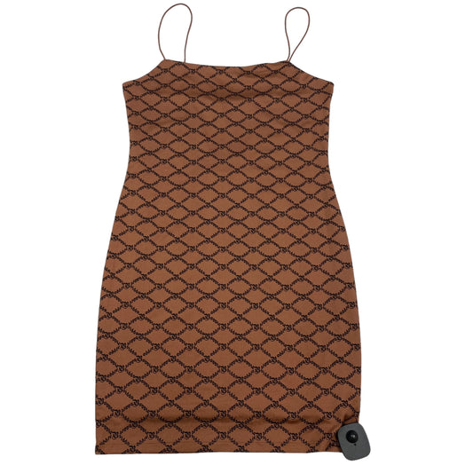Brown Dress Casual Short Forever 21, Size M